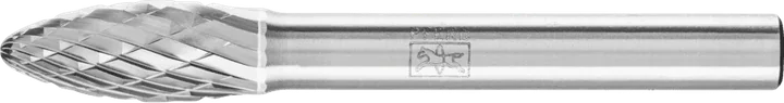 PFERD Hartmetallfrässtifte für Hochleistung, TOUGH, Flammenform B B 0820/6 TOUGH
