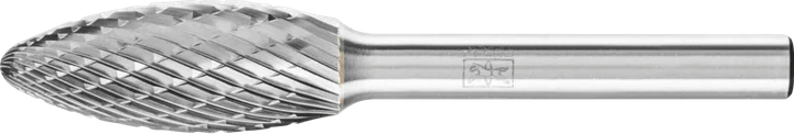 PFERD Hartmetallfrässtifte für Hochleistung, TOUGH, Flammenform B B 1230/6 TOUGH