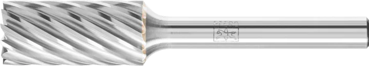 PFERD Hartmetallfrässtifte für Hochleistung, INOX, Zylinderform ZYAS mit Stirnverzahnung ZYAS 1225/6 INOX