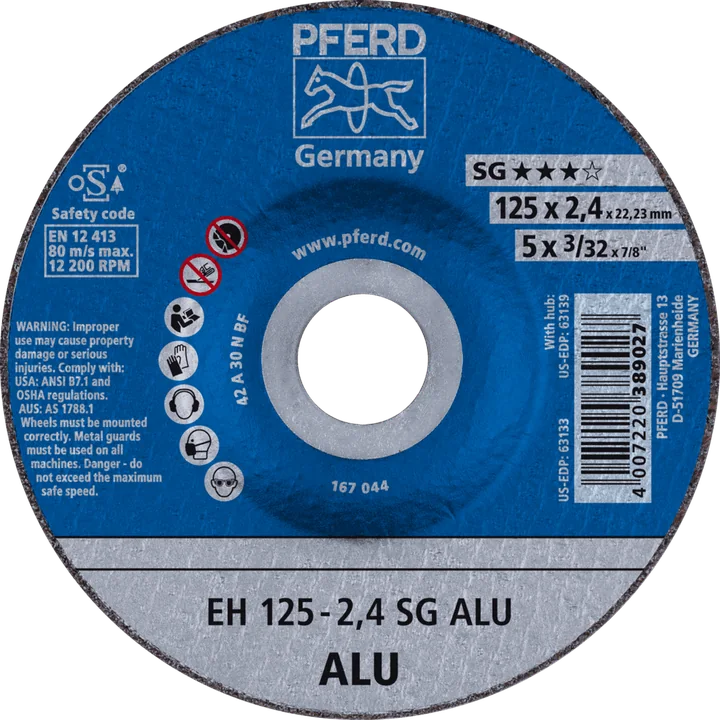 PFERD Trennscheiben SG ALU EH 125-2,4 SG ALU