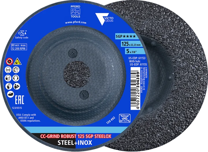 PFERD CC-GRIND ROBUST SGP STEELOX CC-GRIND ROBUST 125 SGP STEELOX