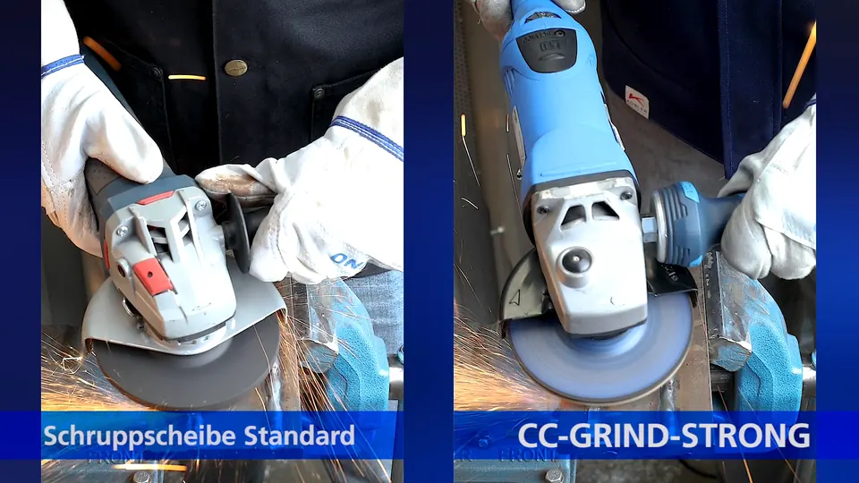 Standbild aus dem PFERD-Video PFERD CC-GRIND STRONG