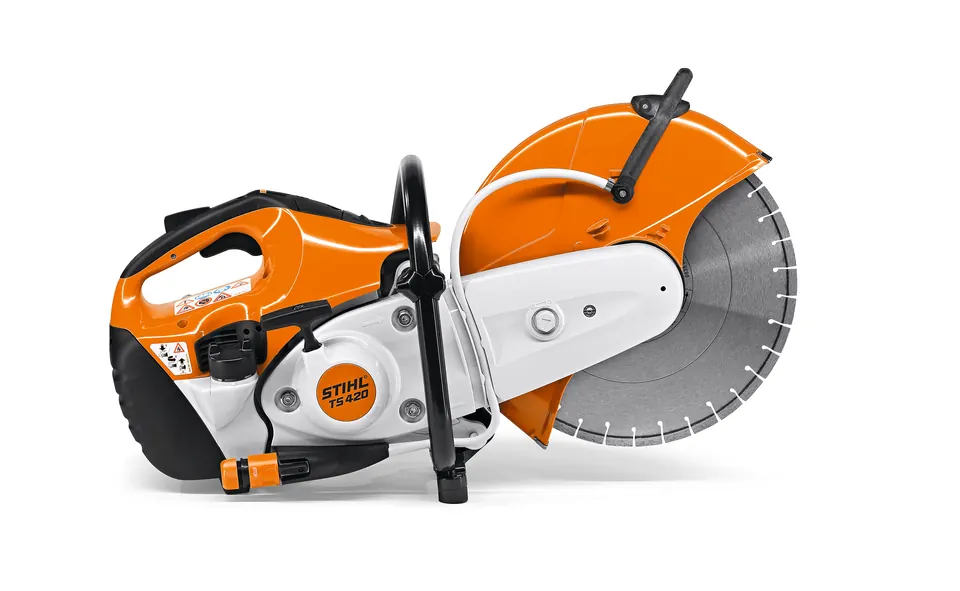 STIHL Trennschleifer TS 420 auf der Baustelle
